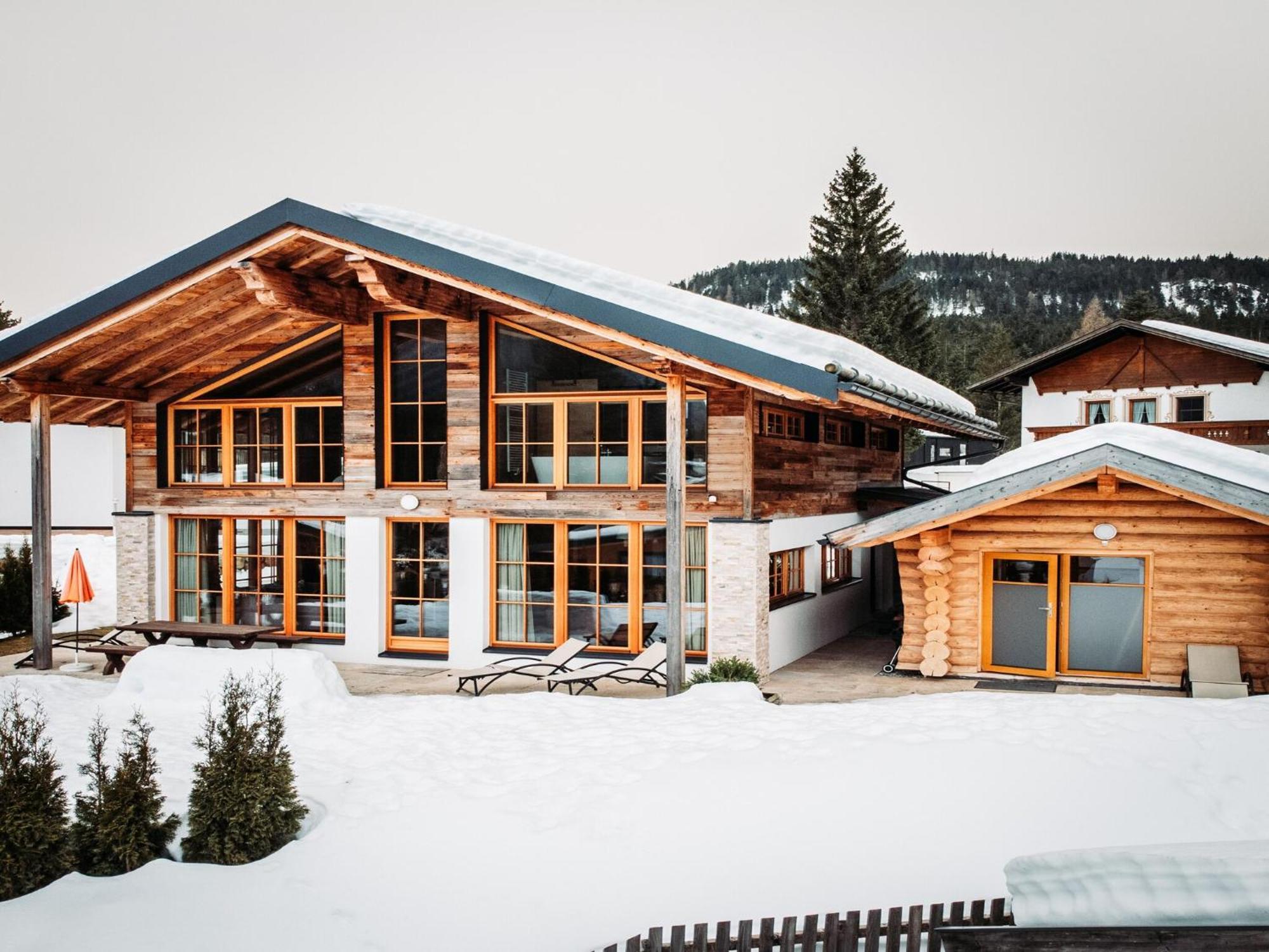 Chalets Im Weidach, Leutasch Luaran gambar