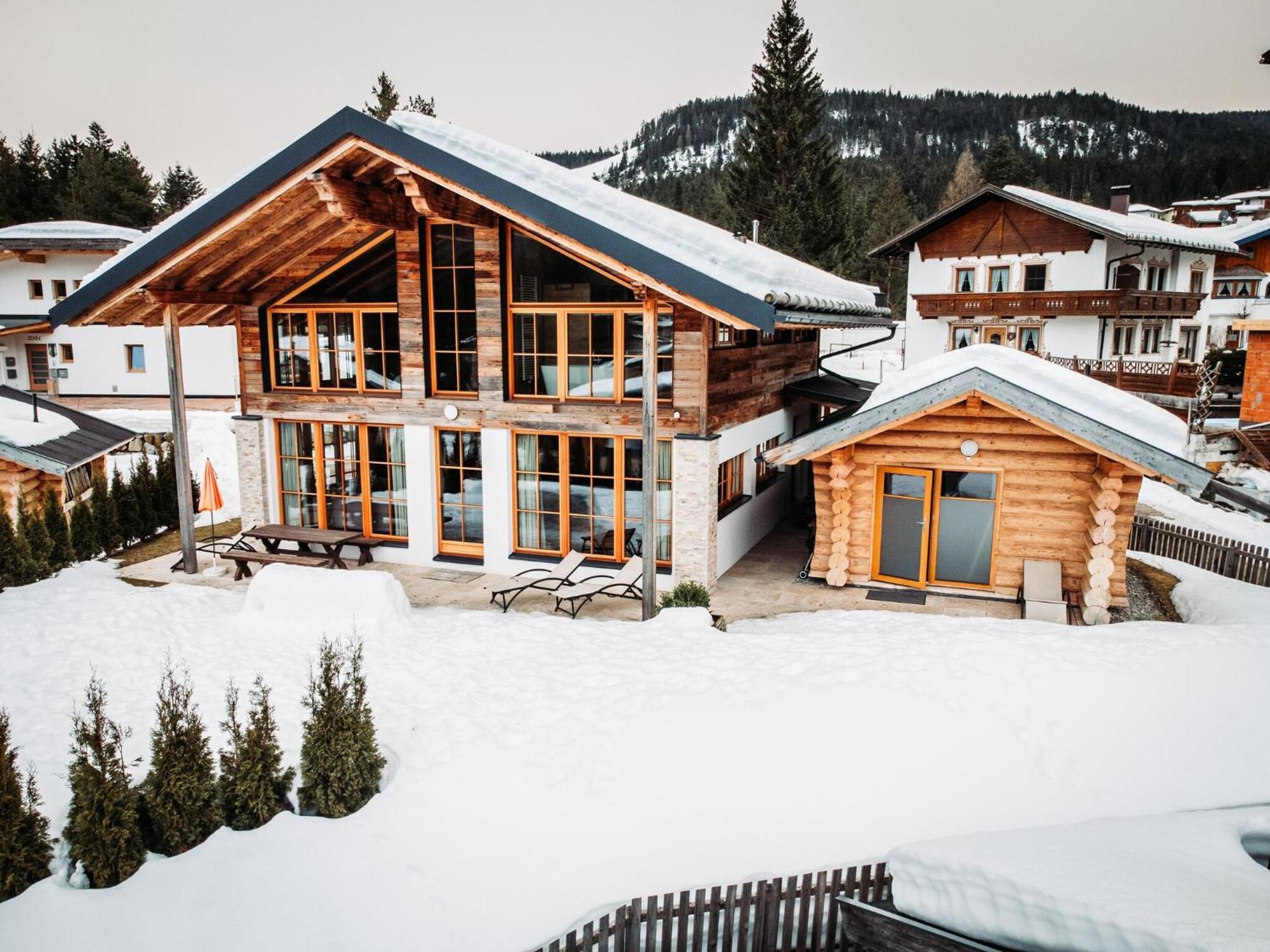 Chalets Im Weidach, Leutasch Luaran gambar