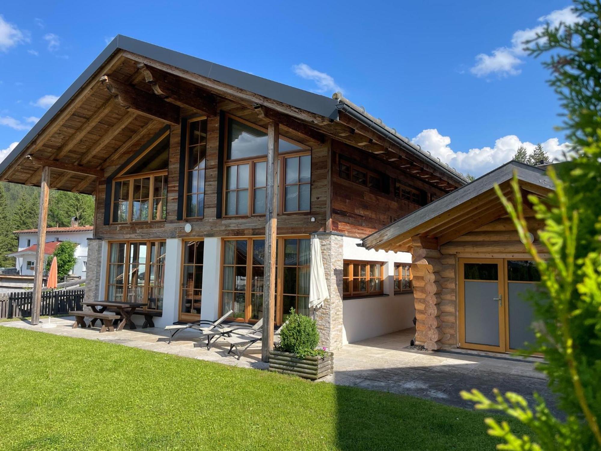 Chalets Im Weidach, Leutasch Luaran gambar